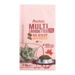 Multi croquettes au boeuf et poulet pour chat stérilisé 2kg