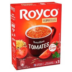 Bouillon de tomates et vermicelles x3