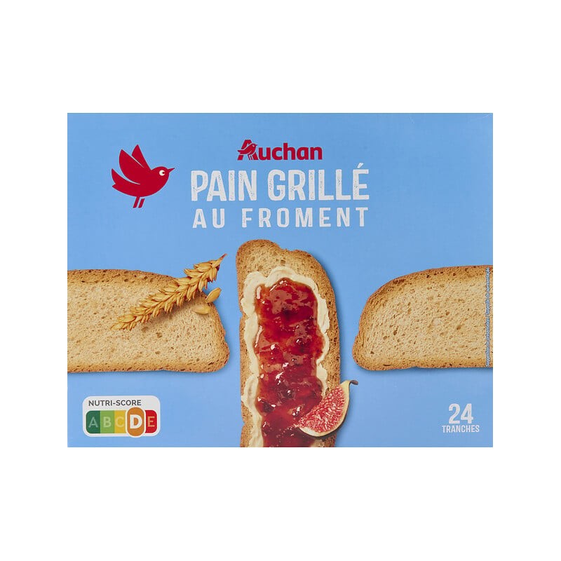 Pain grillé au froment 500g