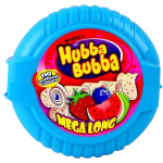 Chewing gum hubba bubba fruits des bois rouleau 56g
