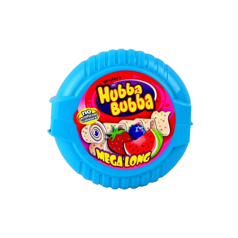 Chewing gum hubba bubba fruits des bois rouleau 56g