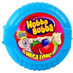 Chewing gum hubba bubba fruits des bois rouleau 56g