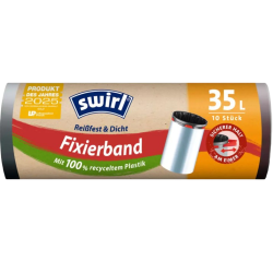 Sacs poubelle à sangle de fixation 35l x10