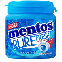 Chewing gum pure fresh goût menthe fraîche sans sucres x50