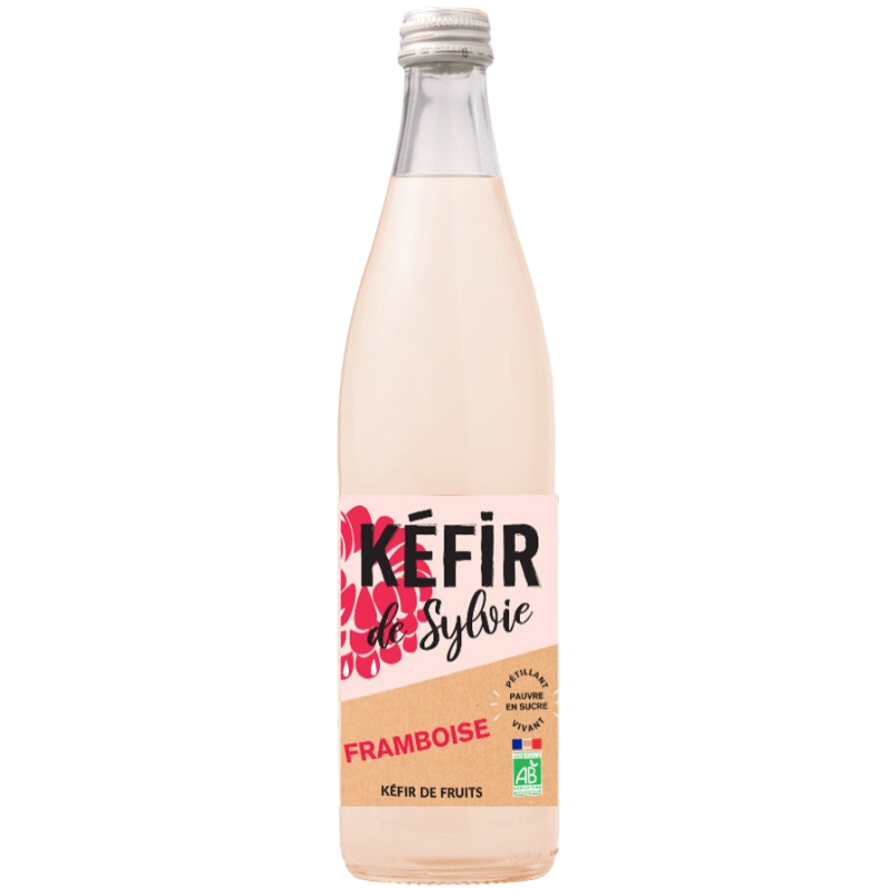 Kéfir pétillant framboise bio 50cl