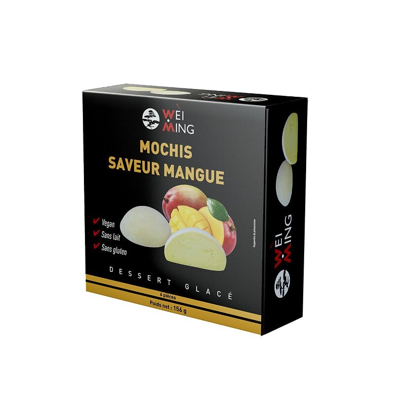 Mochis saveur mangue sans gluten vegan x6 156g