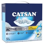 Litière minérale active fresh agglomérante pour chat 5l