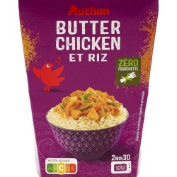 Box poulet au beurre et riz 300g