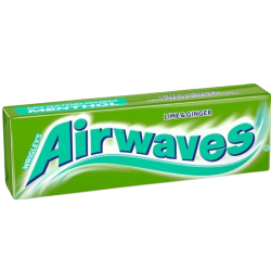 Chewing gum goût citron vert et gingembre sans sucres dragées x10