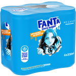 Boisson au jus d’ananas et de pamplemousse zero sucre 6x33cl