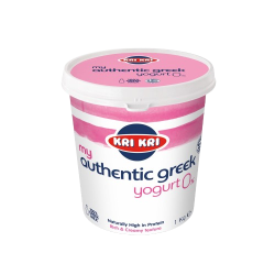 Yaourt grec nature 0%MG 1kg