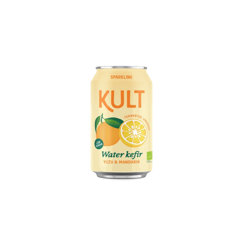 Boisson pétillante kéfir de fruit yuzu et mandarine bio 33cl