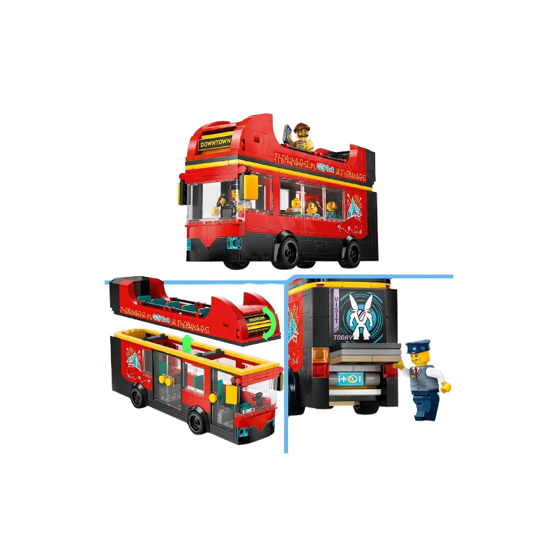 City le bus rouge à 2 étages 60407 dès 7 ans