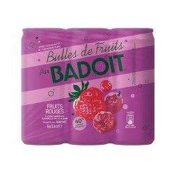 Boisson gazeuse aux fruits rouges 6x33cl