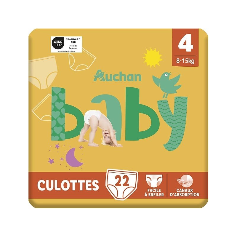 Couches culottes taille 4 8-15kg x22