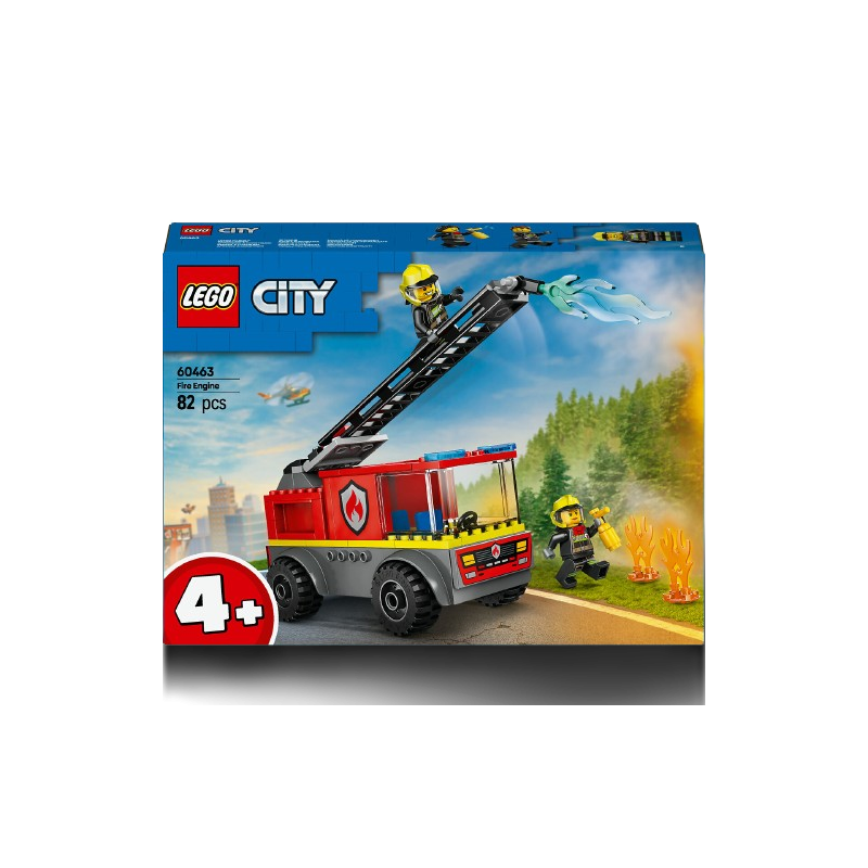 City camion de pompiers avec échelle 60463 dès 4 ans