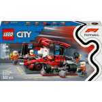 City arrêt au stand de F1 avec voiture Ferrari 60443 dès 6 ans