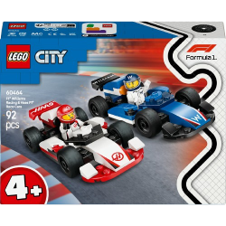 City voitures de course de F1 Williams Racing et Haas F1 60464 dès 4 ans