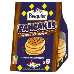 Pancakes aux pépites de chocolat sans conservateur x8 280g