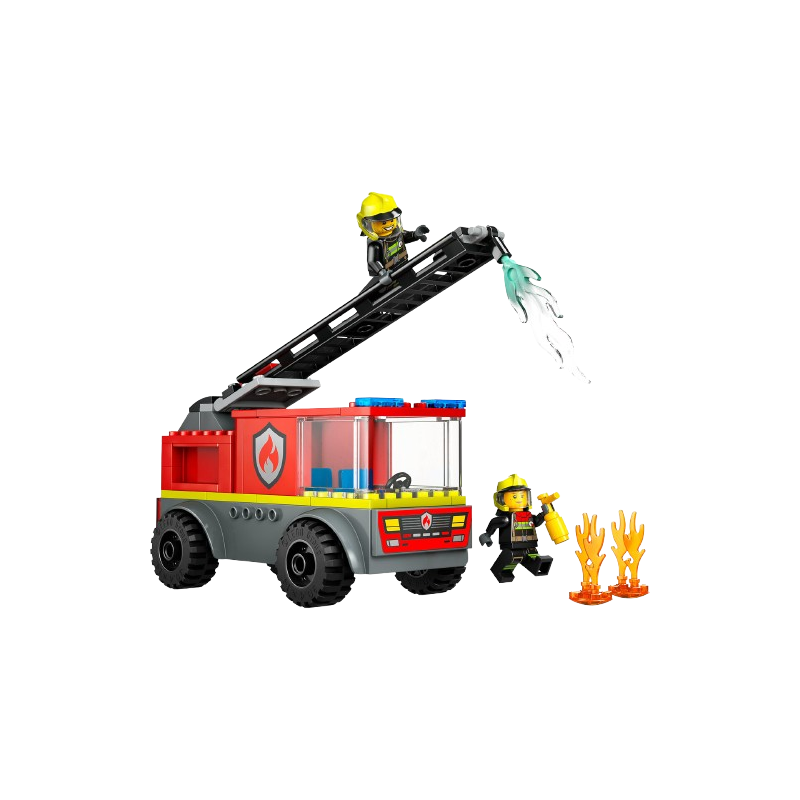 City camion de pompiers avec échelle 60463 dès 4 ans