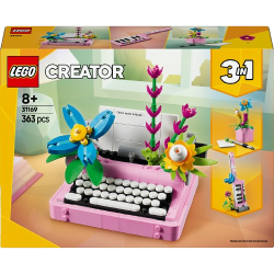 Creator la machine à écrire avec des fleurs 3en1 31169 dès 8 ans