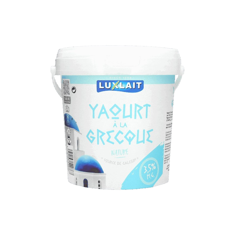 Yaourt à la grecque nature 3.5%MG 1kg