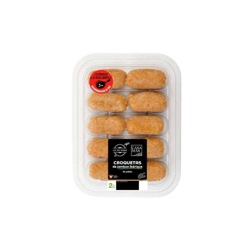 Croquetas au jambon ibérique x10 280g