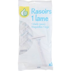 Rasoirs jetables 1 lame x5