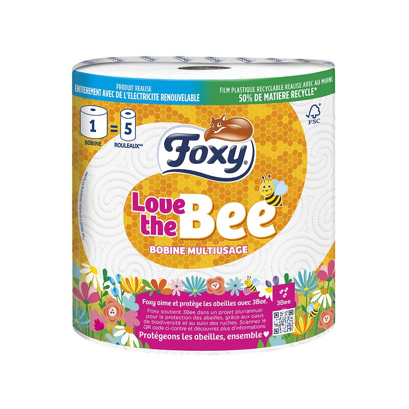 Essuie tout love the bee bobine x1