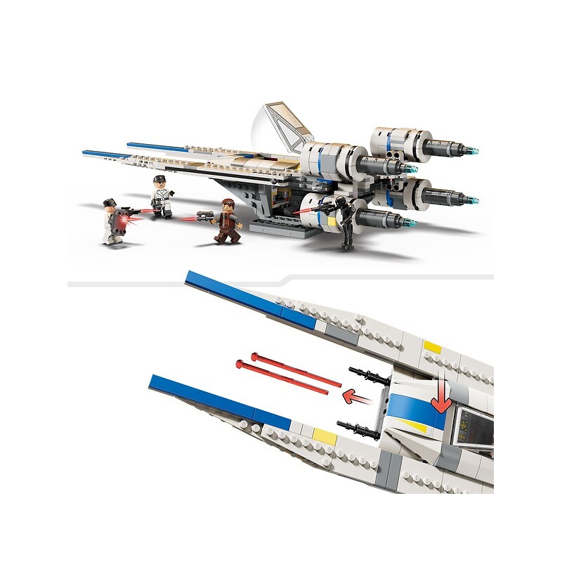 Star Wars le chasseur Stellaire U-Wing de l'alliance rebelle 75399 dès 8 ans