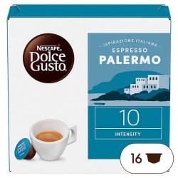 Capsules de café espresso palermo intensité 10 x16