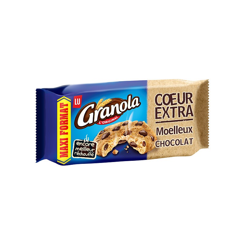 Cookies cœur extra moelleux aux pépites de chocolat 312g