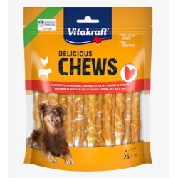 Friandises pour chien chews au poulet x25 300g