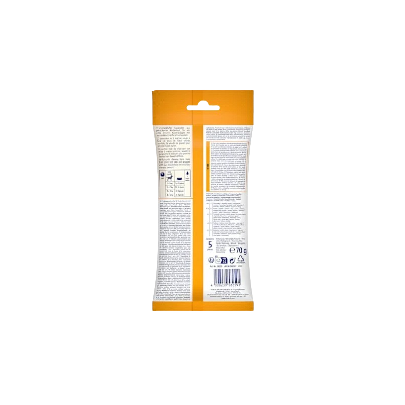 Os à mâcher noués au poulet taille S pour petit chien x5 70g