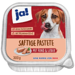 Pâtée de boeuf et de foie pour chien 300g