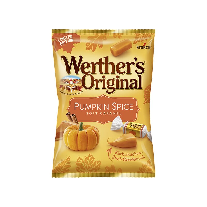 Caramels tendres saveur citrouille épicée 180g