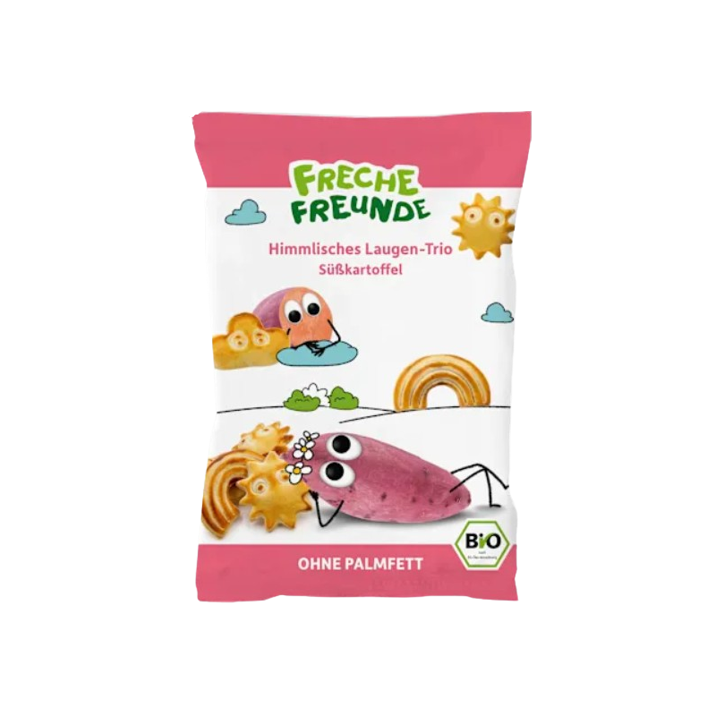 Bretzels trio à la patate douce bio dès 3 ans 80g