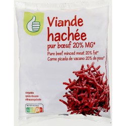 Viande hachée pur bœuf 20%MG 800g