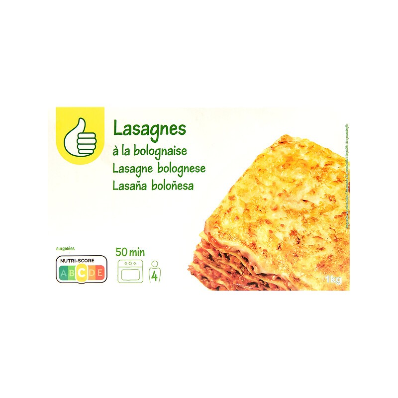 Lasagnes à la bolognaise 1kg