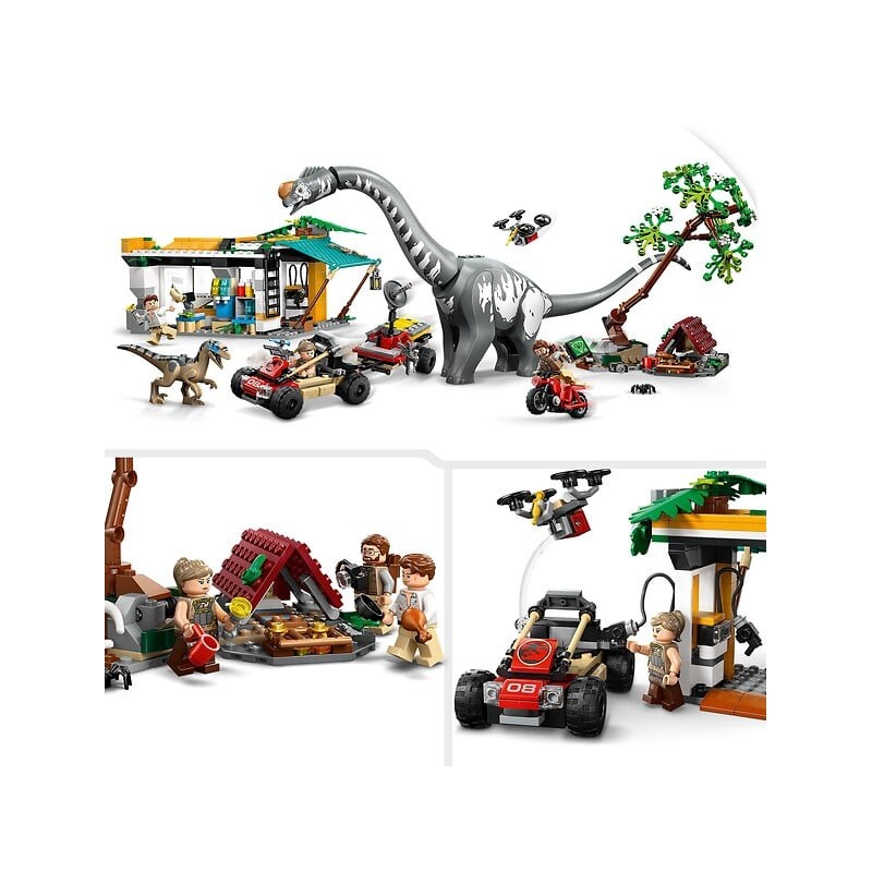Jurassic World la poursuite du Vélociraptor et du Titanosaure 76973 dès 7 ans