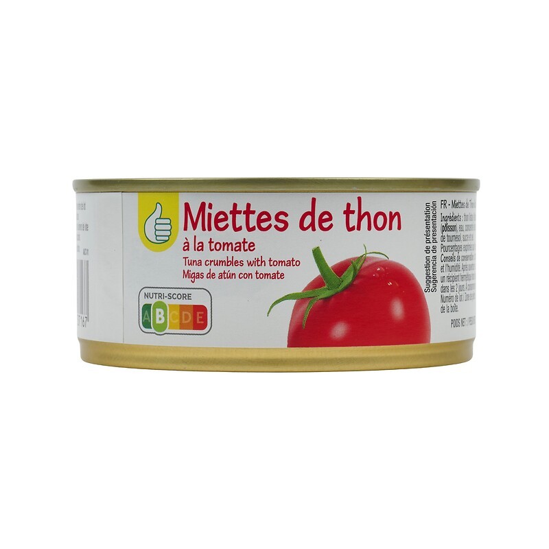 Miettes de thon à la tomate 160g