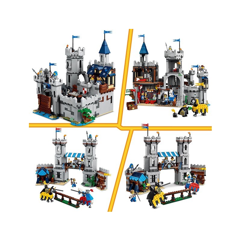 Creator le château médiéval des chevaliers 3en1 31168 dès 9 ans