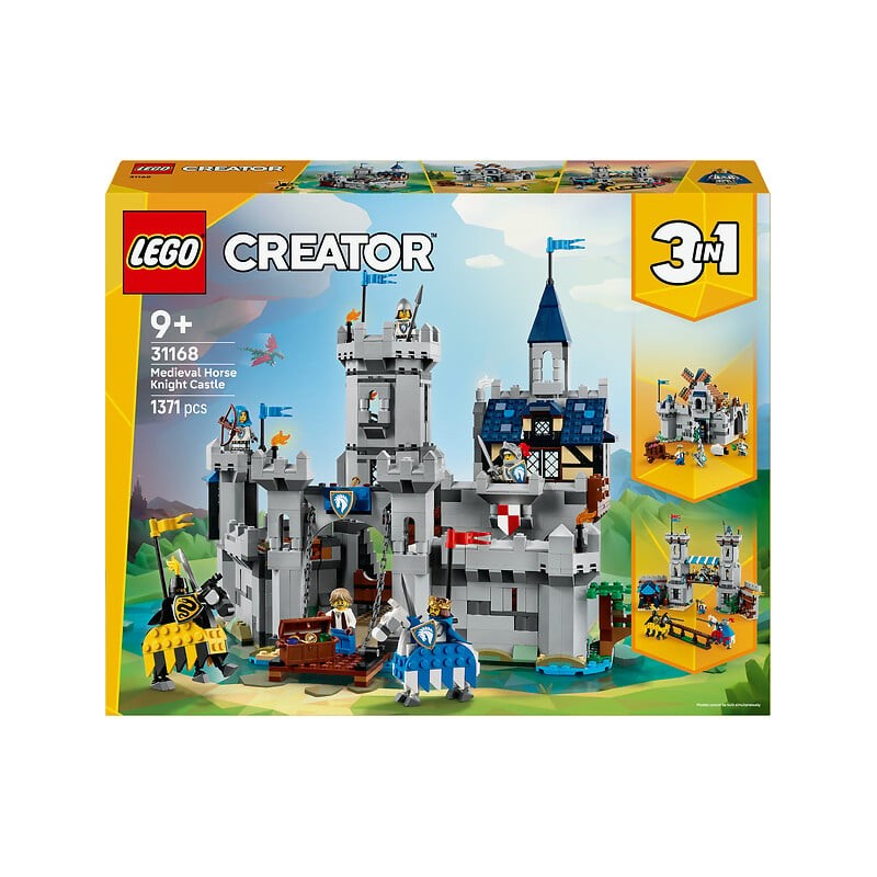 Creator le château médiéval des chevaliers 3en1 31168 dès 9 ans