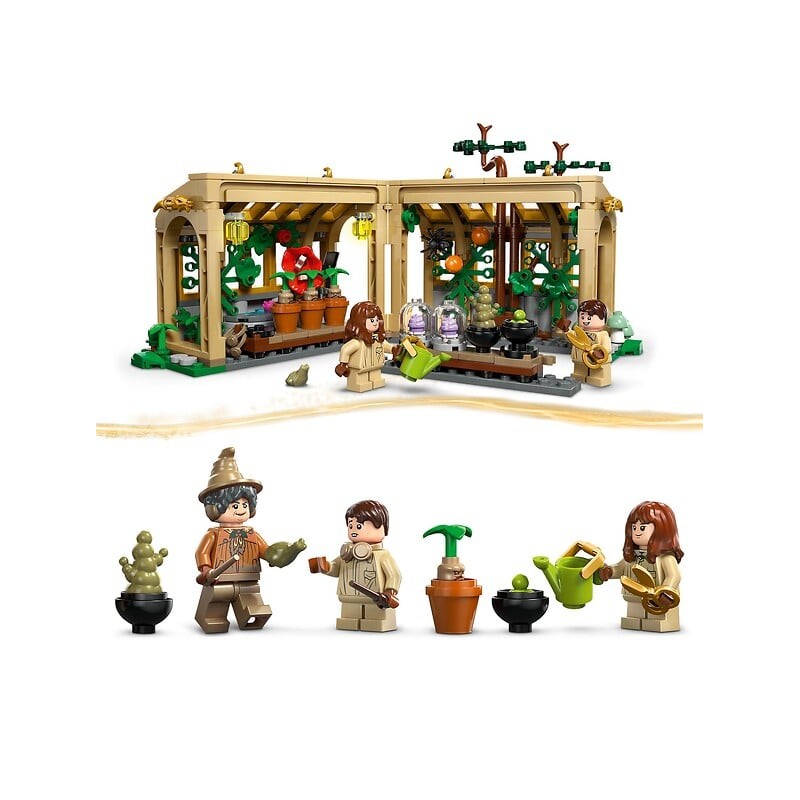 Harry Potter le chateau de Poudlard le cours de botanique 76445 dès 8 ans