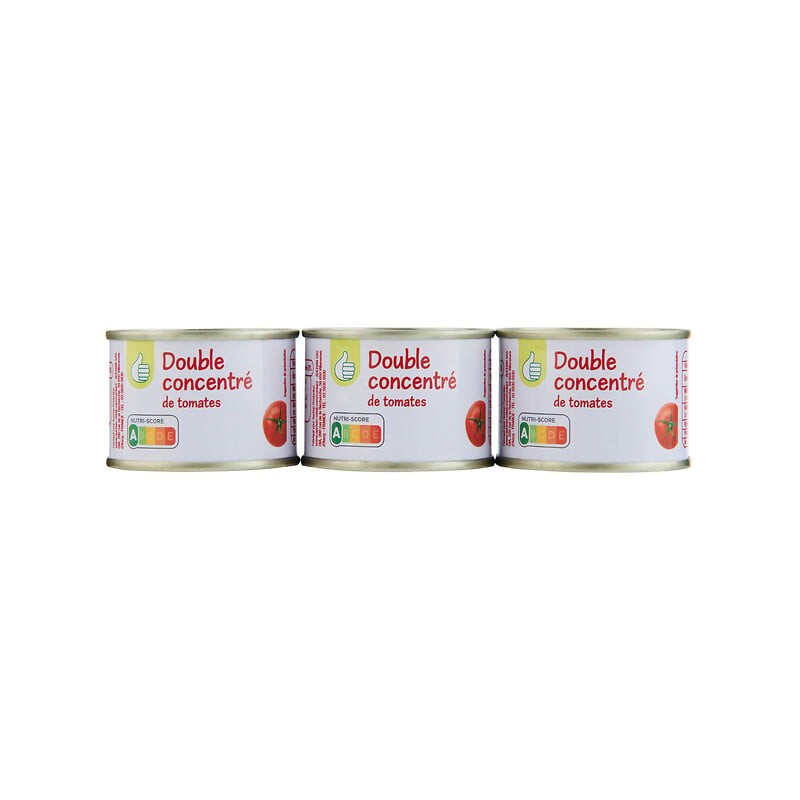 Double concentré de tomates 3x70g