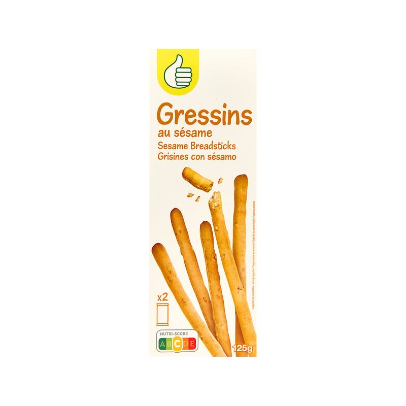 Gressins au sésame 125g