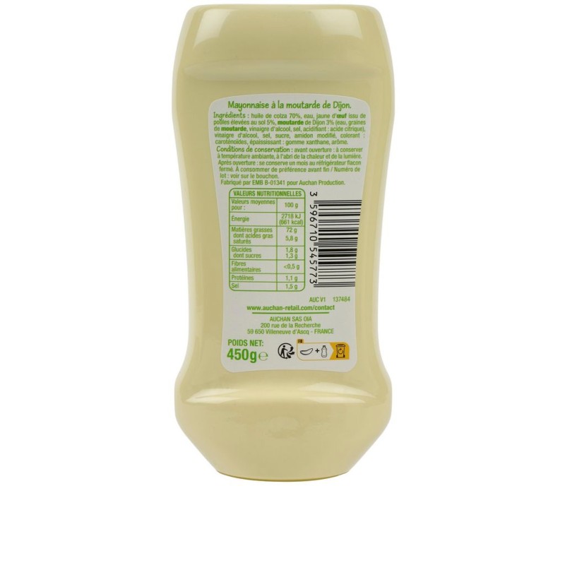 Mayonnaise flacon souple 450g