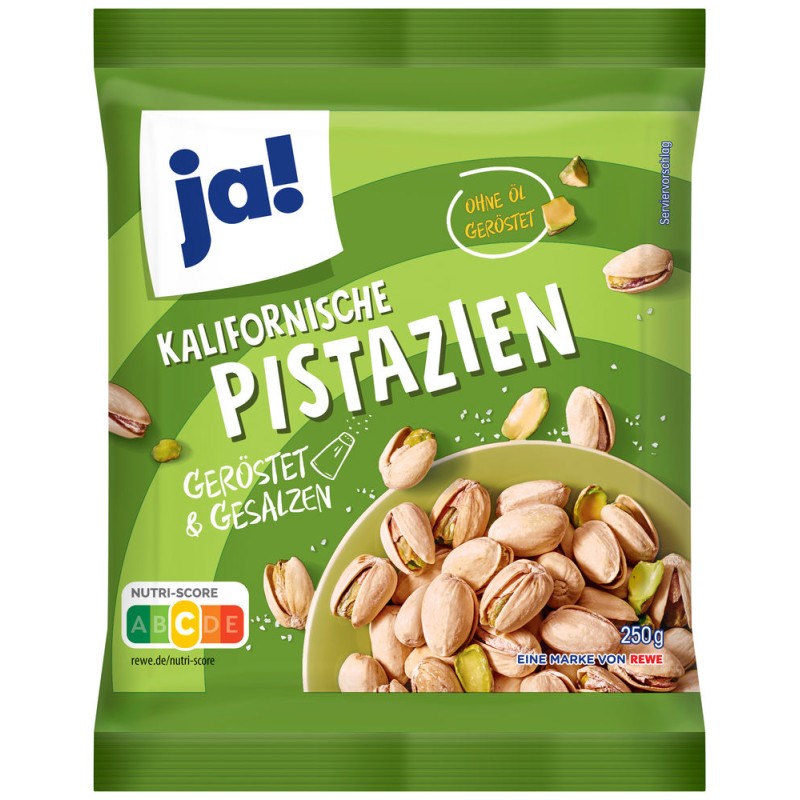 Pistaches de Californie grillées et salées 250g