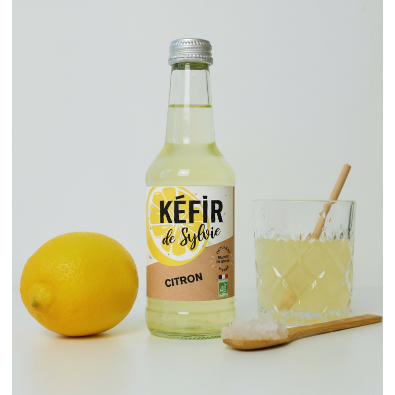 Kéfir pétillant citron bio 25cl