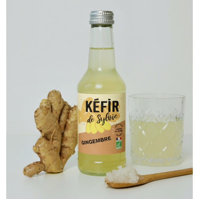 Kéfir pétillant gingembre bio 25cl